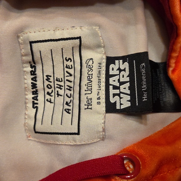 Star Wars Her Universe Padme Amidala Handmaiden Orange Hoodie Size Medium - Picture 4 of 5